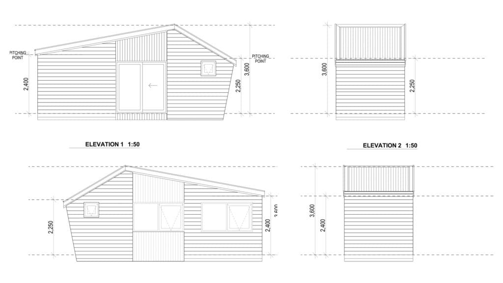 The Bayview tiny homes plan