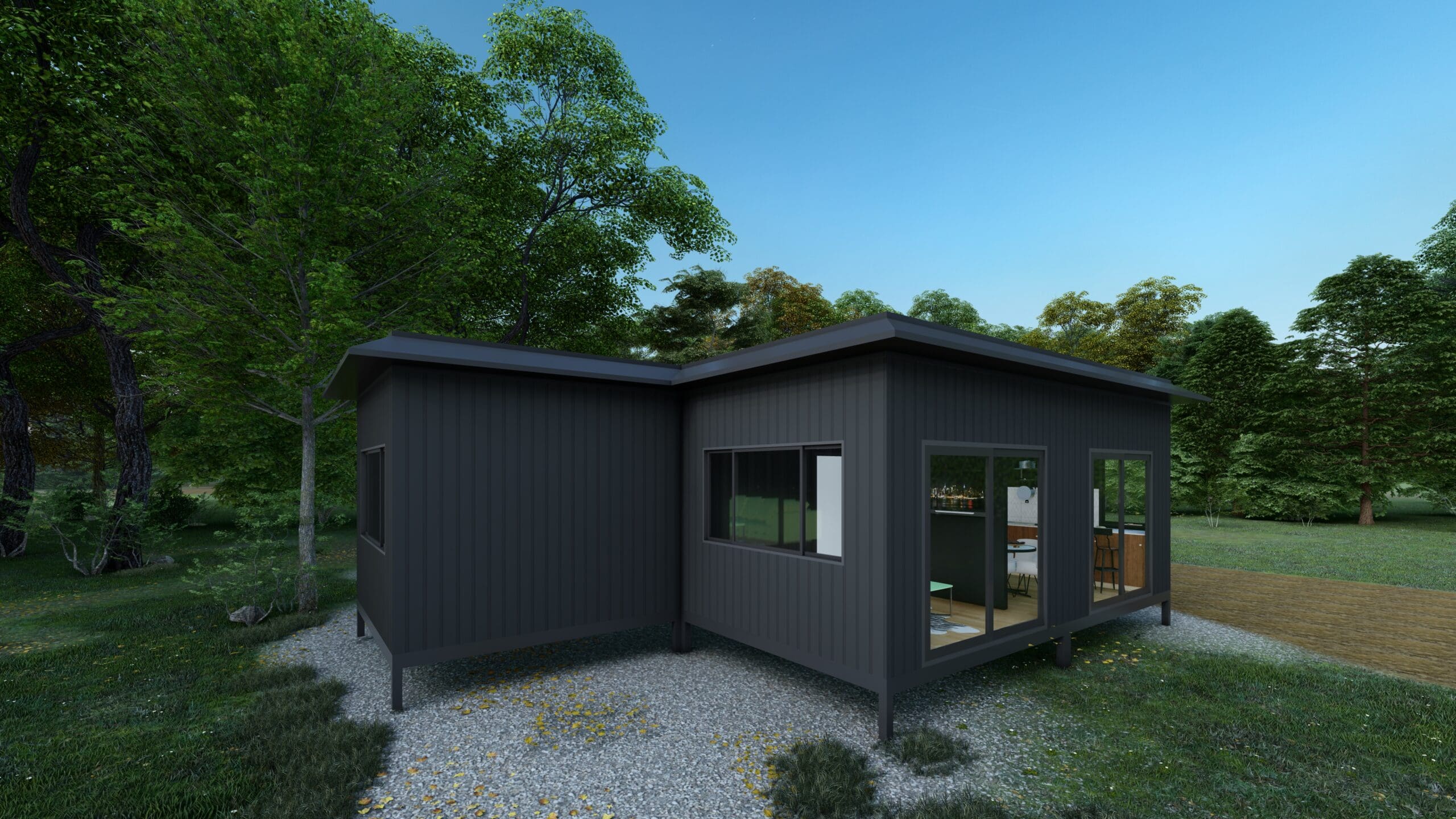 Modular live-in cube perspective