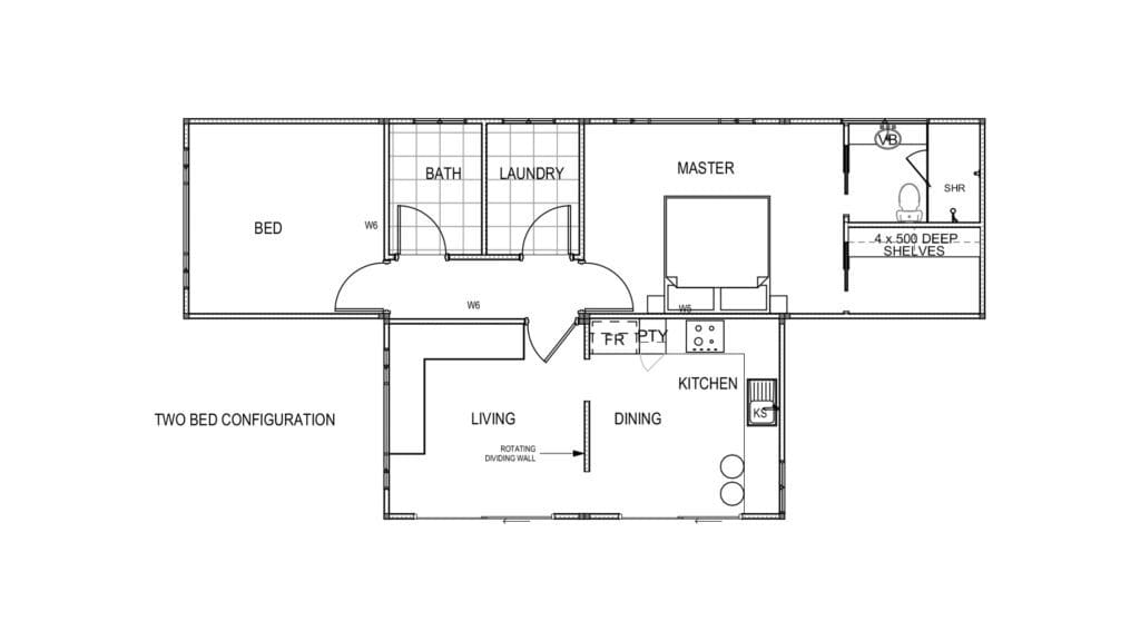 modular live in cube plan