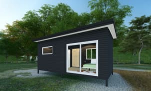 TWO BED, ONE BATHROOM MODULAR WITH LAUNDRY